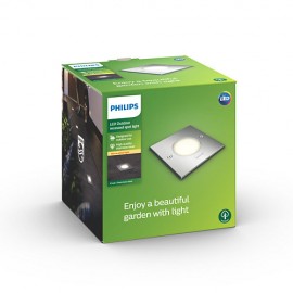 Philips 17356/47/P0 Crust LED 2700K zápustné svietidlo do zeme 4W 270lm IP67