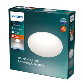 Philips Shan LED CL253 stropné svietidlo 12W 1150lm 4000K senzor pohybu