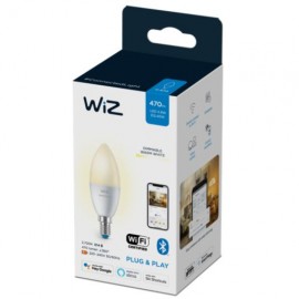 Philips WiZ Dimmable 8718699786212 LED žiarovka sviečka E14 4,8W/470lm C37 2700K