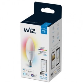 Philips WiZ Colors 8718699787097 LED žiarovka sviečka E14 4,9W/470lm C37 2200-6500K RGB