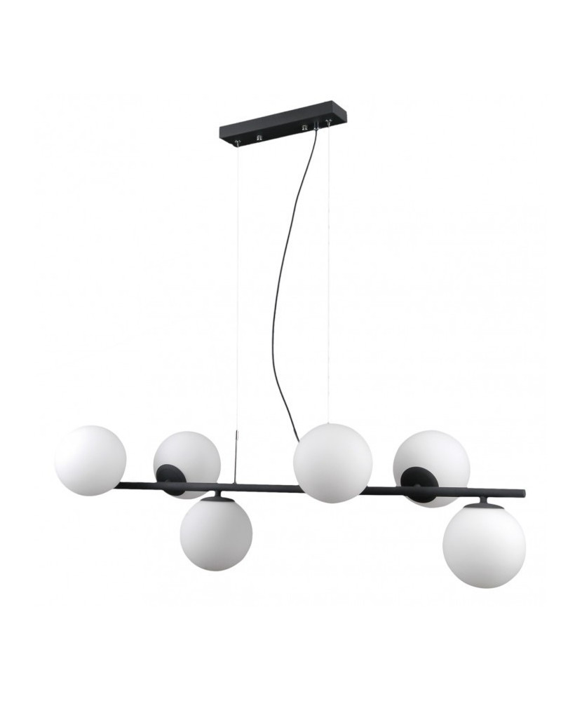 Italux Raddi PND-5510-6-BK závesné svietidlo 6xG9 max Led 5W