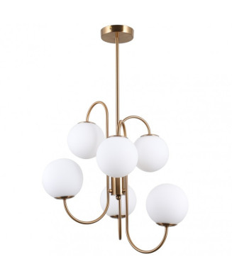 Italux Gela PND-5500-6-HBR závesné lustrové svietidlo 6xG9