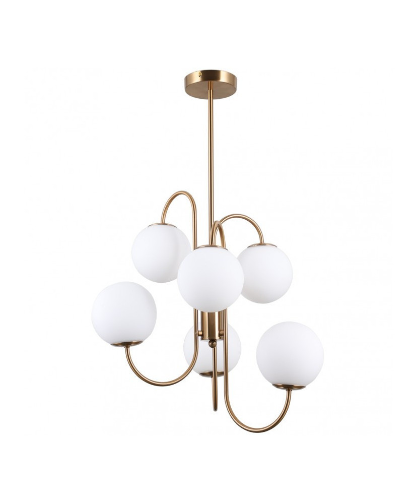 Italux Gela PND-5500-6-HBR závesné lustrové svietidlo 6xG9