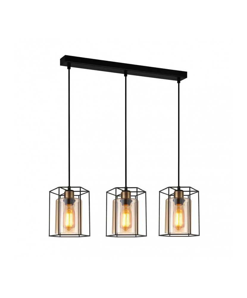 Italux Kalula PND-78901-3-BK+AMB