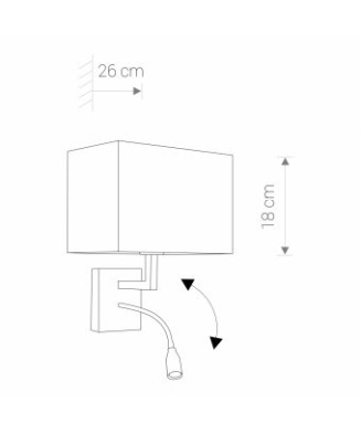 Nowodvorski HOTEL LED GRAY 9302