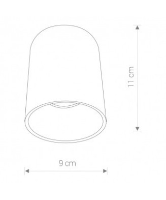 Nowodvorski EYE TONE WHITE/SILVER 8928 h11,5 cm