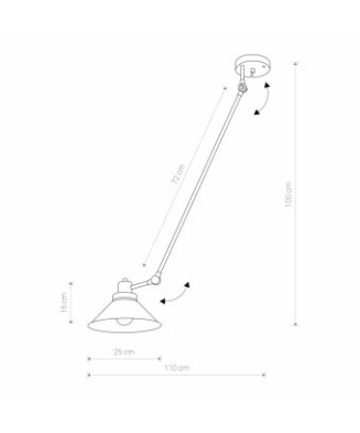 Nowodvorski TECHNO I 9144 h 100 cm