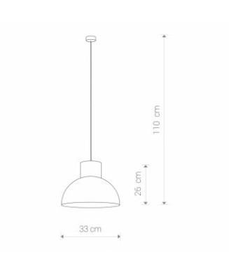 Nowodvorski WORKS WHITE  6612 h 110 cm