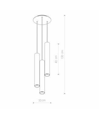 Nowodvorski  EYE L WHITE III 8916 h 130 cm
