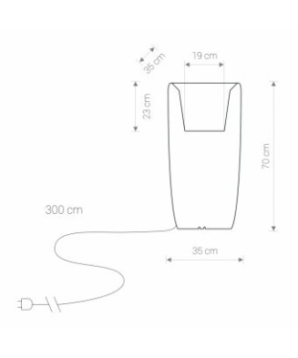 Nowodvorski FLOWERPOT M 9712