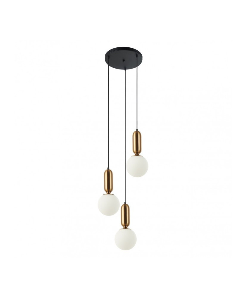 Italux Aldeva PND-02340-3S-BRO moderný luster 3xE27 40W