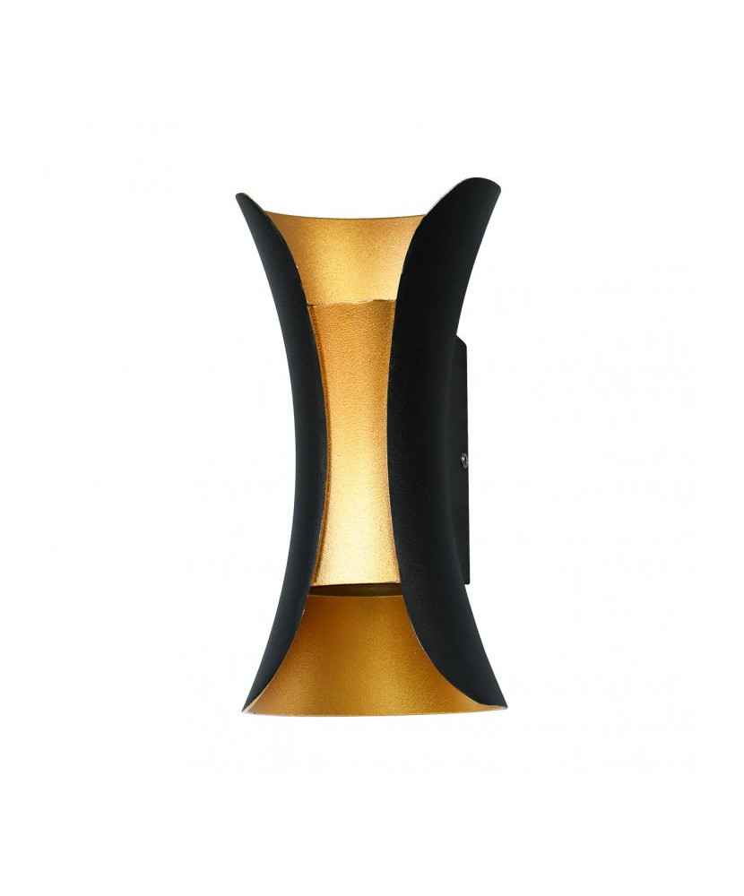 Italux Dante PL-356-M BK+GD LED 10W 580lm 4000K IP54 vonkajšie svietidlo