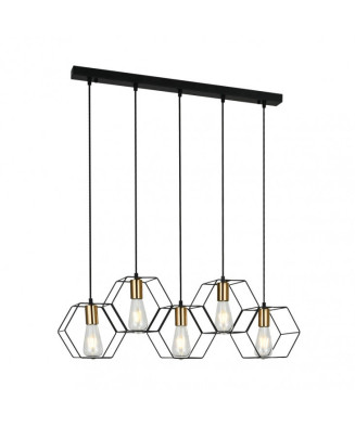 Italux Aina PND-74889-5-BK luster 5xE27 40W