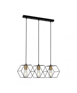 Italux Aina PND-74889-3-BK luster 3xE27 40W