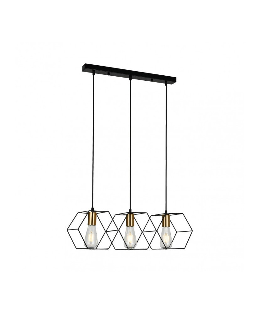 Italux Aina PND-74889-3-BK luster 3xE27 40W