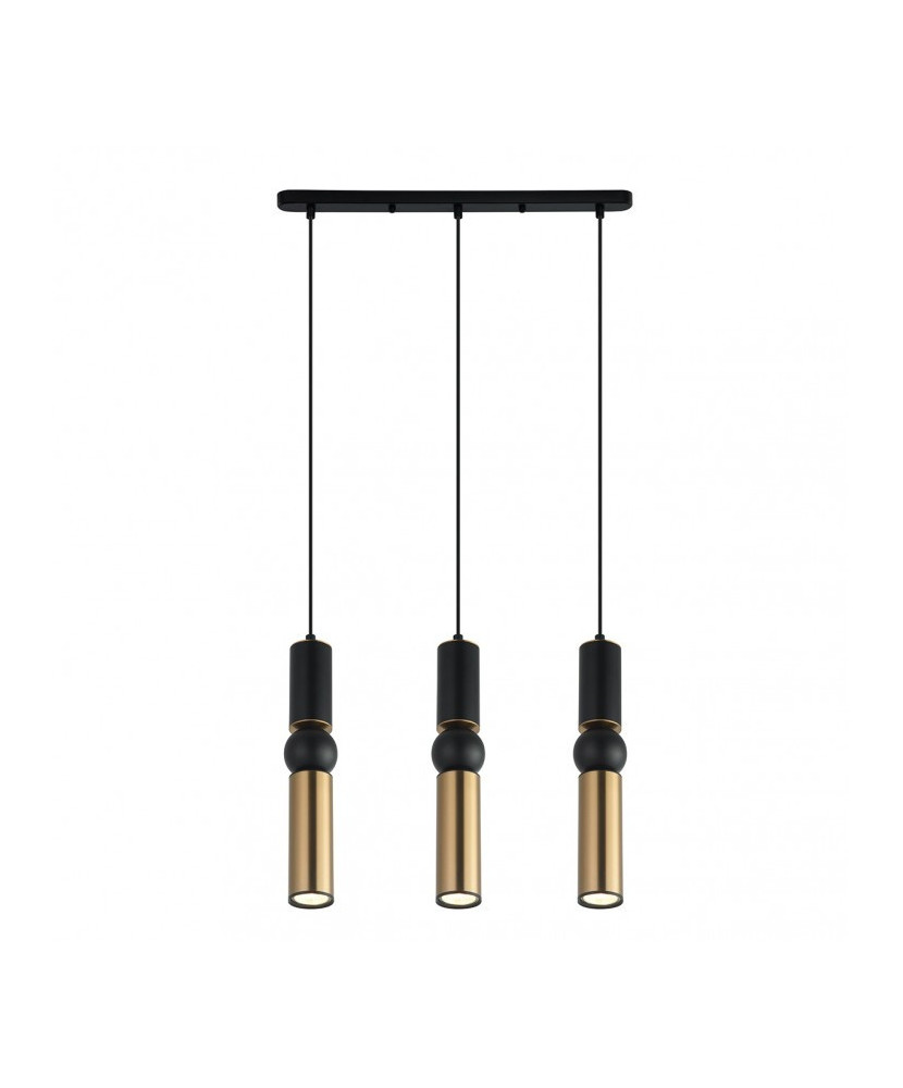 Italux Isidora PND-14290-3A-BK-BRO 3xGU10 230V