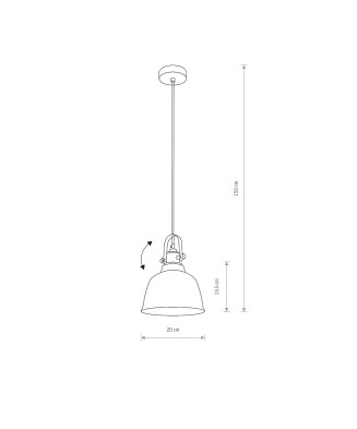 Nowodvorski AMALFI GOLD I 9153 h 160 cm