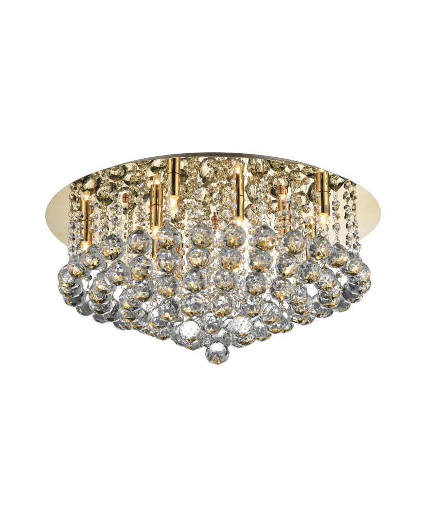 AZzardo AZ3084 Bolla 58 gold G9 10x40W stropné svietidlo