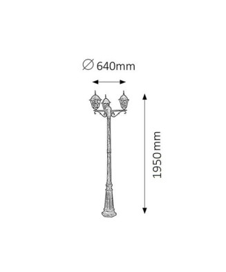 Svietidlo Monaco 8186 RABALUX