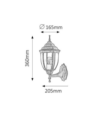 Svietidlo Nizza 8452 RABALUX