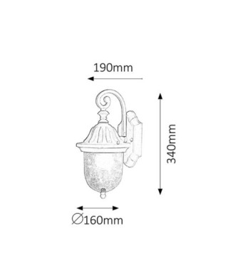 Svietidlo Sydney 8388 RABALUX