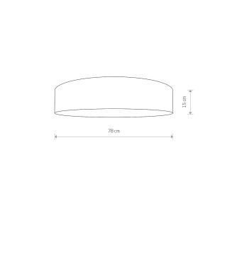 Nowodvorski TURDA GRAY VII 8960 ø 78 cm