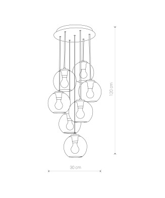 Nowodvorski VETRO VII 9131 h 120 cm