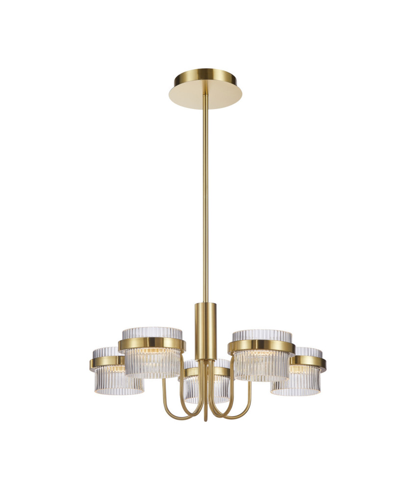 Svietidlo Italux Tiara PND-77362-5-40W-GD