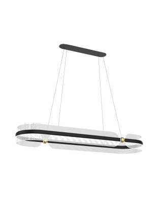 Italux Sopla PND-63728-56W-3K-BK-GD