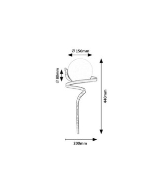 RABALUX 71136 Sarabi nástenné svietidlo 1xE27