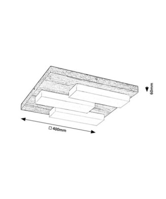 RABALUX 71142 Konte stropné svietidlo LED 30W/1800lm 3000K