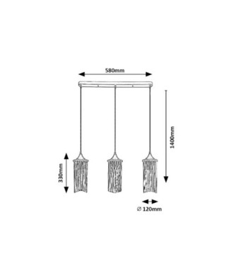 RABALUX 72153 Roxas závesné svietidlo 3xE27