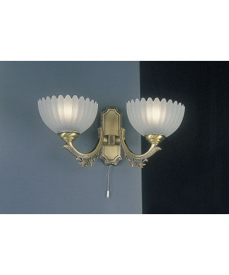 Reccagni Angelo 2825 A.2825/2 nástenné svietidlo 2xE27 60W