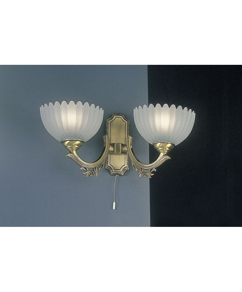 Reccagni Angelo 2825 A.2825/2 nástenné svietidlo 2xE27 60W