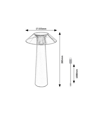 RABALUX 77062 ASSEN vonkajšie svietidlo