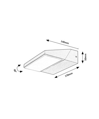RABALUX 77064 SENICA vonkajšie svietidlo