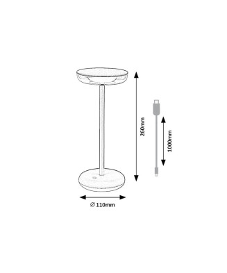 RABALUX 77089 KONIN vonkajšie svietidlo