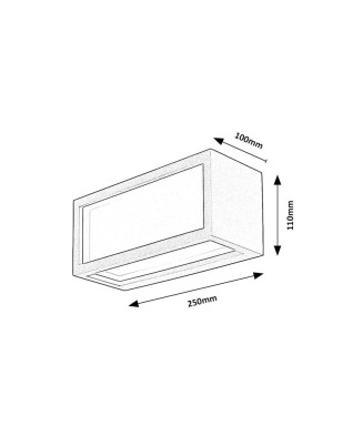 RABALUX 77099 LUBLIN vonkajšie svietidlo
