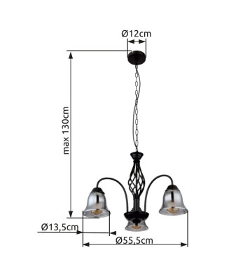 GLOBO GONNY 60298-3H  závesné svietidlo