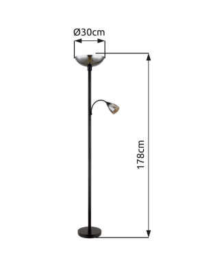 GLOBO BLADE 58903  stojanová lampa