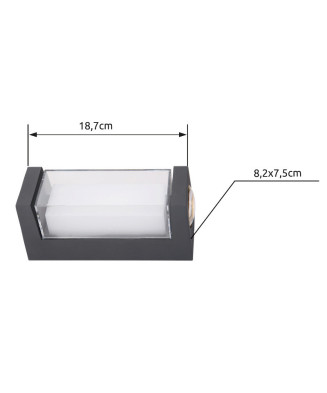 GLOBO PLIXON 34316  vonkajšie svietidlo