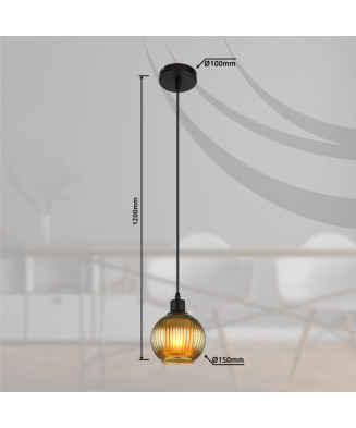 GLOBO ZUMBA 15638G  závesné svietidlo