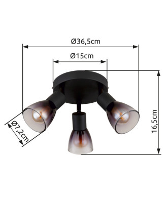 GLOBO SATELLA 54312-3  klasické svietidlo