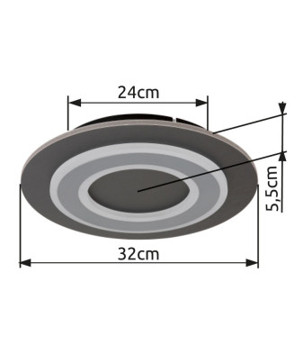 GLOBO JAYDEN 48032-24  stropné svietidlo