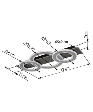 GLOBO JAYDEN 48034-50  stropné svietidlo