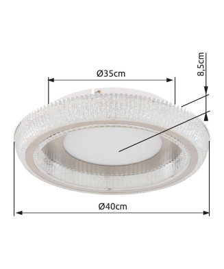 GLOBO SHARPER 48375-36 stropné svietidlo
