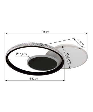 GLOBO PERLIX 67197-18  stropné svietidlo