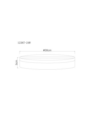 GLOBO MATTHEW 12387-24W stropné svietidlo