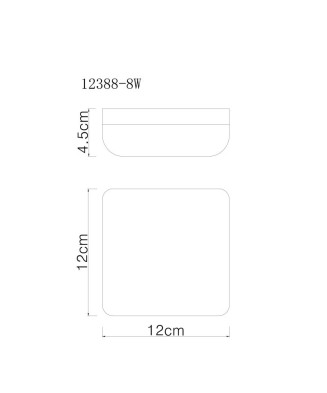 GLOBO MATTHEW 12388-8W stropné svietidlo