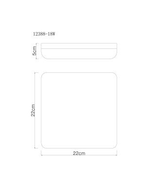 GLOBO MATTHEW 12388-18W stropné svietidlo